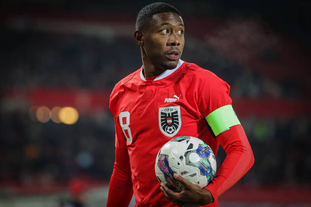 2026世界盃奧地利隊深度解析:Das Team能否突破紀錄 2 大衛・阿拉巴(David Alaba)